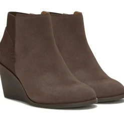 zorlina Leather Ankle Boot Wedge Boots
